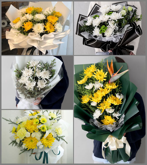 贵州贵阳白云区牛场布依族乡蓬莱村白事花束代送